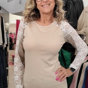 Warp Zone Babett felső bézs