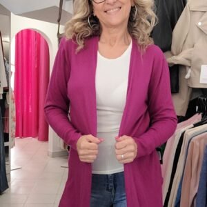 Abigél kardigán Magenta