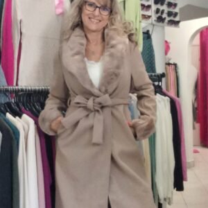 Titanilla szövetkabát vbarna