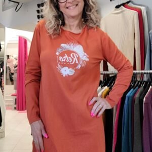 Retro Lady Gigi tunika narancs