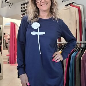 Flowers 2. tunika skék