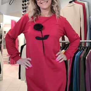 Flowers 2. tunika piros