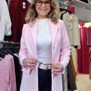 Warp Zone blézer rózsaszín