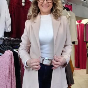 Warp Zone blézer drapp